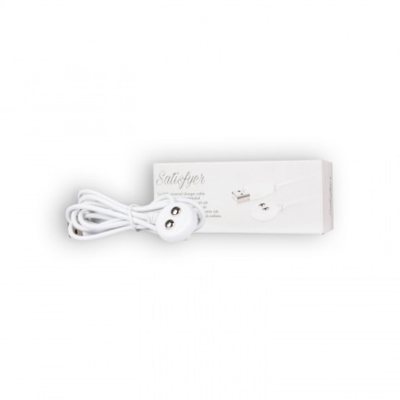 Cable cargador Satisfyer Magnético - USB Blanco