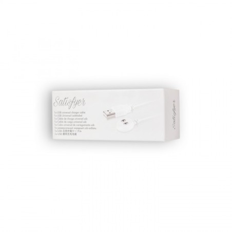 Cable cargador Magnético - USB Blanco