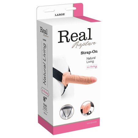 REAL RAPTURE AIR FEELING 8" BLANCO ARNES HUECO STRAP ON COMPRAR