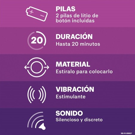 DUREX Anillo Vibrador Intense Orgasmic Diablillo Con Instrucciones