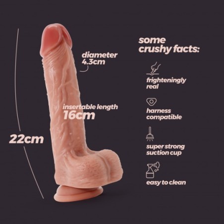 Dildo de Silicona Líquida Inviktus 8,5 Crushious Piel Carcterísticas