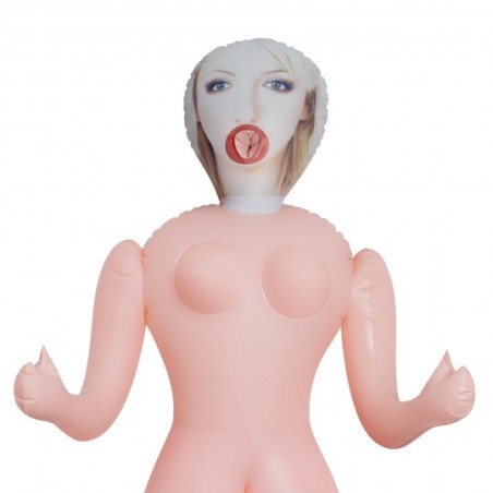Eva La Vecinita Muñeca Inflable Rubia Crushious Succionadora