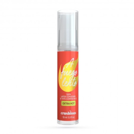 Gel Lubricante A Fuego Lento de Efecto Calor Crushious 10ml Sensacional