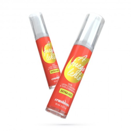 Gel Lubricante A Fuego Lento de Efecto Calor Crushious 10ml Único
