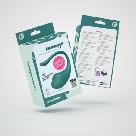Huevo Vibrador Tamago Esmeralda con Control Remoto | Mascondon