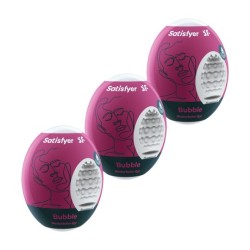 Satisfyer Pack de 3 Masturbator Egg Bubble