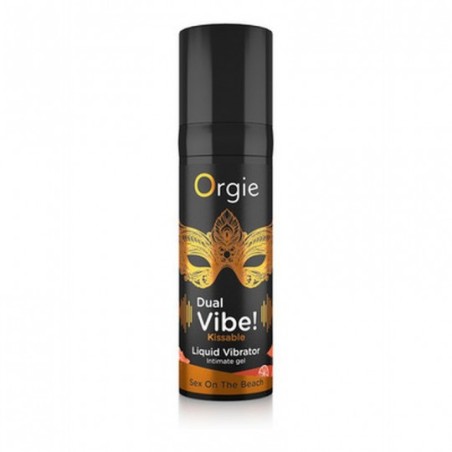 Vibrador Líquido Besable Dual Vibe! Sex On The Beach 15 ml - Orgie Excepcional