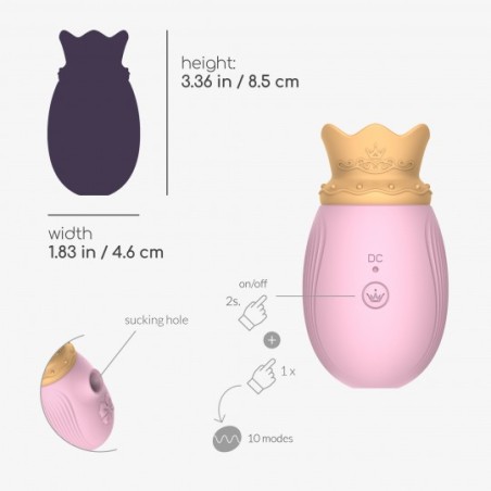 CRUSHIOUS MONARCH ESTIMULADOR CLITORIANO SIN COMPETENCIA