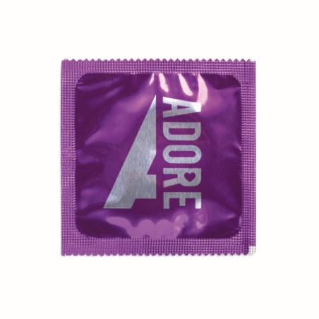 Condones Ribeteados Adore Ribbed - Caja de 144 unidades Especiales