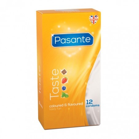 Preservativos Sabores Pasante Taste 12 uds Finos y resistentes