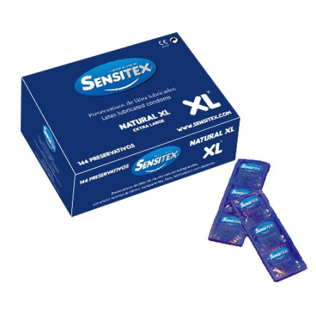 Preservativos XL Sensitex Naturales 144 uds | Mascondon|