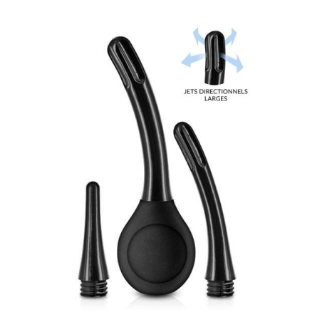 Enema para Limpieza Anal con Tres Cabezales - Higiene Intima Completa