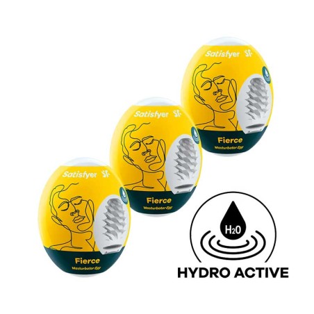 Satisfyer Egg Fierce Pack de 3 Masturbator Esxcepcionales