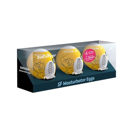 Satisfyer Egg Fierce Pack de 3 Masturbator Genial