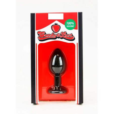 Plug anal con joya - Mediano - Candy Lust Buenísimo