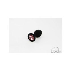 Plug anal con joya - Mediano - Candy Lust