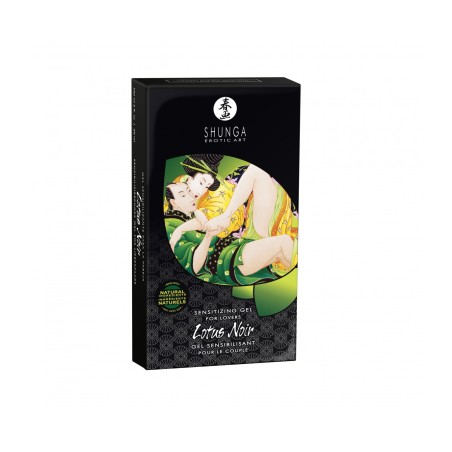 Gel Sensibilizante para Parejas Lotus Noir 60 ml – Conexión más profunda Sensacional