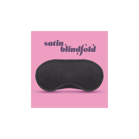 Antifaz Satén Negro Crushious para juegos sensoriales | Mascondon |