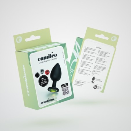 Crushious Camileo Plug Anal Pequeño con 4 Joyas Intercambiables Bello
