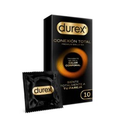 Durex Conexión Total 10 uds – Preservativos Ultra Finos Sin Látex