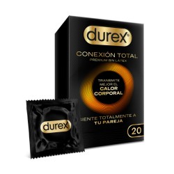 Durex Conexión Total 20 uds – Preservativos Ultra Finos Sin Látex