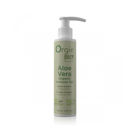Orgie Gel de Masaje Orgánico Aloe Vera Bio 100 ml  – Hidratación Natural y Vegana