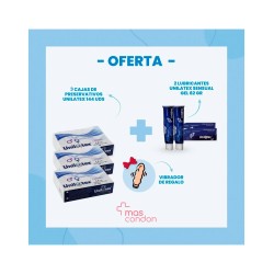 Unilatex Natural 432 condones + 2 lubricante + Vibrador