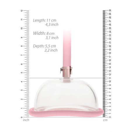 Demostración de uso externo/clitoriano: aumento de flujo sanguíneo, plenitud y sensibilidad; dispositivo a prueba de agua